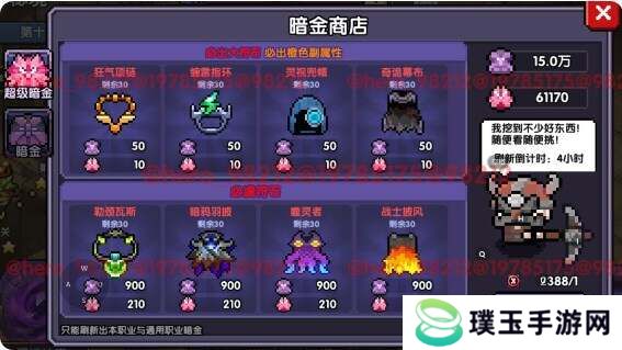 我的勇者安洛先武器、符文、魂珠、魂卡、宠物培养推荐图片15