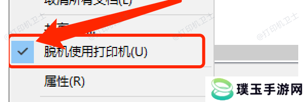 检查打印机连接与状态